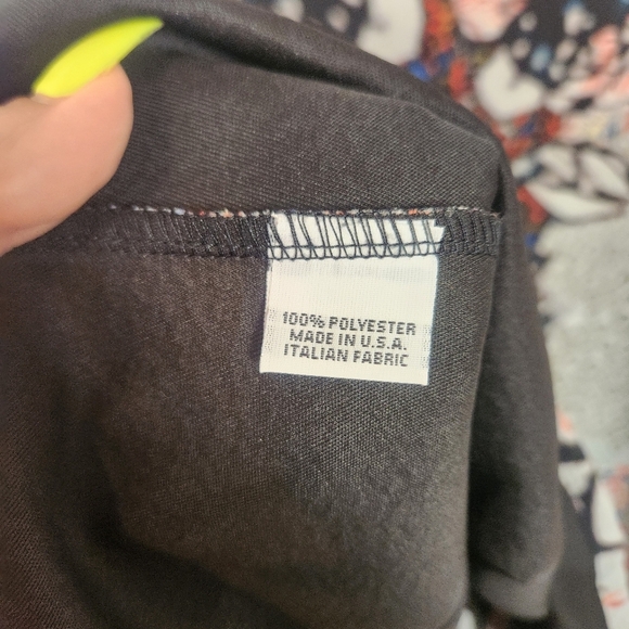 BRYN WALKER Floral Print Zip Front Coat Jacket Blazer Pockets Size XL Office - Picture 8 of 11